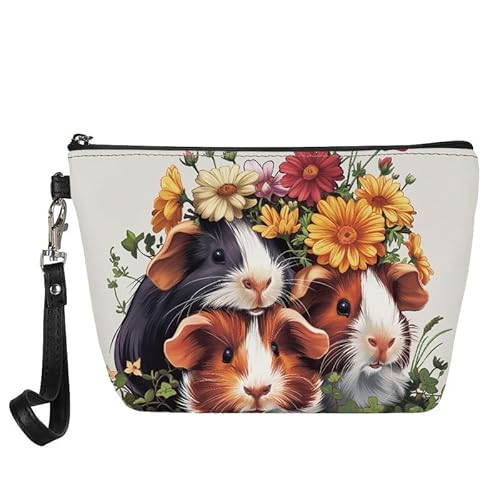 Kuiaobaty Kosmetiktasche für Damen, Make-up-Tasche für Geldbörse, Reisen, große Kapazität, Kulturbeutel, Kosmetiktasche für Mädchen, Meerschweinchen, Taschen-Organizer von Kuiaobaty