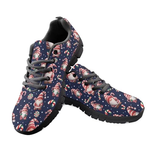 Kuiaobaty Laufschuhe für Herren, Camouflage, Tierstruktur, Tribal-Muster, athletische Sneaker, leichte Sportschuhe, Schwarz, Zuckerstange mit Weihnachtsmannmotiv, 45.5 EU Kuiaobaty Laufschuhe für Herren, Camouflage, Tierstruktur, Tribal-Muster, athletische Sneaker, leichte Sportschuhe, Schwarz, Zuckerstange mit Weihnachtsmannmotiv, 45.5 EU von Kuiaobaty