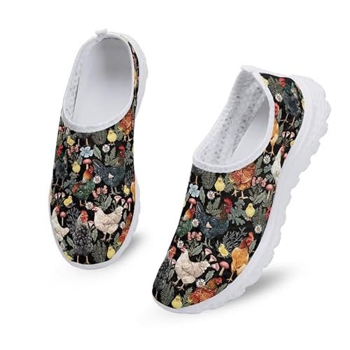 Kuiaobaty Leichte Damen-Laufschuhe, rutschfest, bequeme Stillschuhe, Bauernhof-Hühner, 38 EU Kuiaobaty Leichte Damen-Laufschuhe, rutschfest, bequeme Stillschuhe, Bauernhof-Hühner, 38 EU von Kuiaobaty
