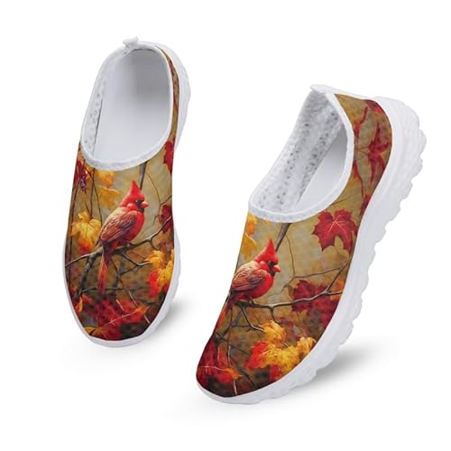 Kuiaobaty Leichte Damen-Sneaker, Wasserfarben, Tiere, bequem, Netzstoff, atmungsaktiv, Walking-Laufschuhe, Northern American Cardinals, 39 EU Kuiaobaty Leichte Damen-Sneaker, Wasserfarben, Tiere, bequem, Netzstoff, atmungsaktiv, Walking-Laufschuhe, Northern American Cardinals, 39 EU von Kuiaobaty