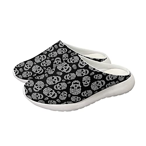 Kuiaobaty Mesh Garten Clog Schuhe Atmungsaktiv Rutschfest Slipper Sandale Bequeme Leichte Flache Schuhe Sommer Sandale, Gothic Skulls, 37.5 EU Kuiaobaty Mesh Garten Clog Schuhe Atmungsaktiv Rutschfest Slipper Sandale Bequeme Leichte Flache Schuhe Sommer Sandale, Gothic Skulls, 37.5 EU von Kuiaobaty