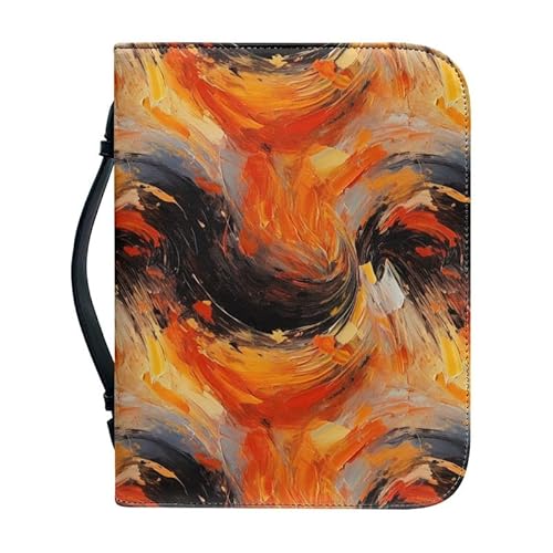 Kuiaobaty Paint Color Fluid Griff Notebook Tasche mit Innentasche für Stift, Telefone, Bunte Reißverschluss Buchhüllen für Taschenbücher Bücher von Kuiaobaty