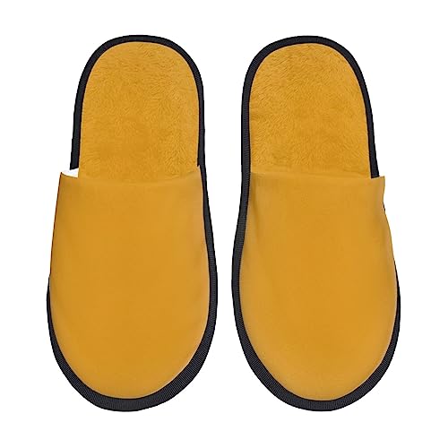 Kuilepa Goldenrod Print Damen Hausschuhe Fuzzy Slip On Indoor Outdoor Winter Haus Hausschuhe von Kuilepa