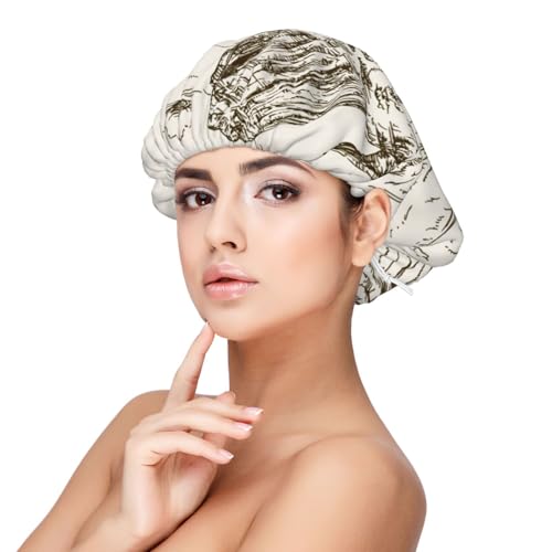 Kuilepa Seidenhaube, Satinhaube für schlafende Frauen und Männer, doppellagige Haarhaube für lockiges Zöpfe, Haar (Western Desert Cowboys 1) von Kuilepa