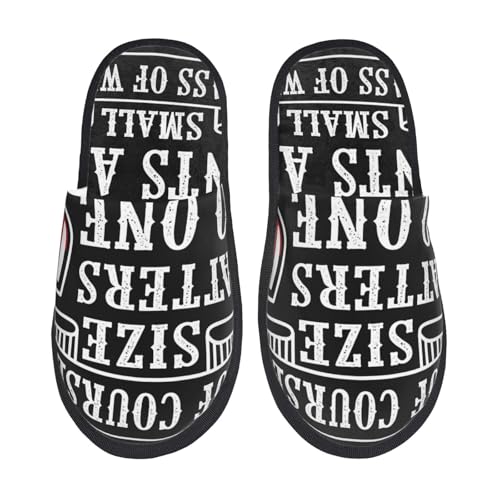 Kuilepa Witziger Damen-Slipper mit lustigem Aufdruck, für drinnen und draußen, Winterhausschuhe von Kuilepa