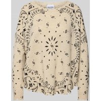 Kujten Oversized Strickpullover aus reinem Kaschmir Modell 'MELA' in Beige, Größe 34 von Kujten