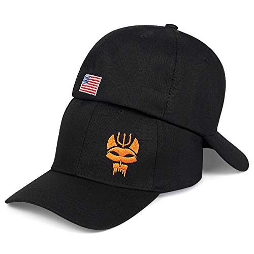 Kuletieas Cap Baseball Caps Herren Und Damen Seal Team Series Tactical Baseball Cap Snapback Dehnbarer Hut Running/Fishing Black von Kuletieas