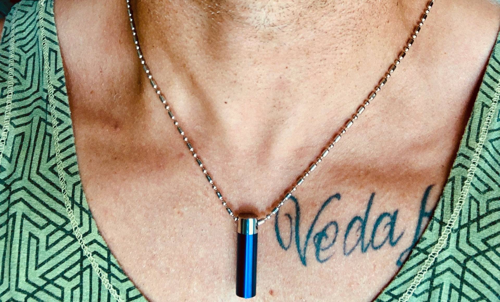 Blauer Anhänger Mit Zirkonia, Talisman Für Viel Glück, Medaillon, Kavacha, Kommt Halskette Blauer Anhänger Mit Zirkonia, Talisman Für Viel Glück, Medaillon, Kavacha, Kommt Halskette von KuliTribe