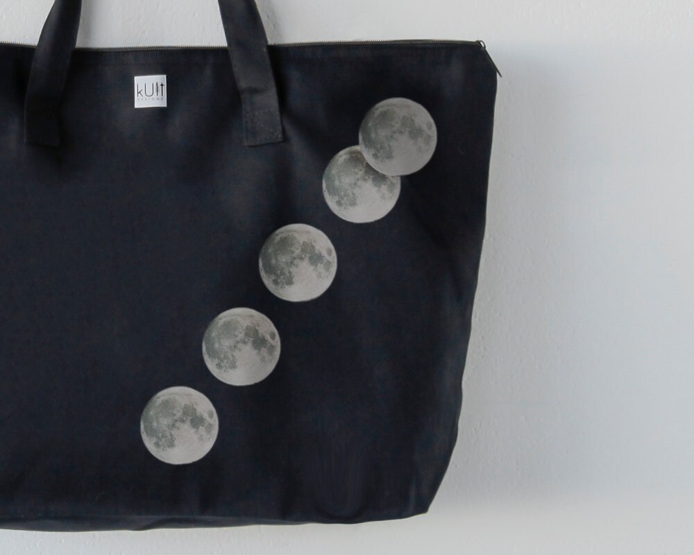 Blacktote Bag Mit Kult Designs Aufsteigender Mond Design, Tolles Geschenk Für Mutter Schwester Tochter Freundin Blacktote Bag Mit Kult Designs Aufsteigender Mond Design, Tolles Geschenk Für Mutter Schwester Tochter Freundin von KultDesigns