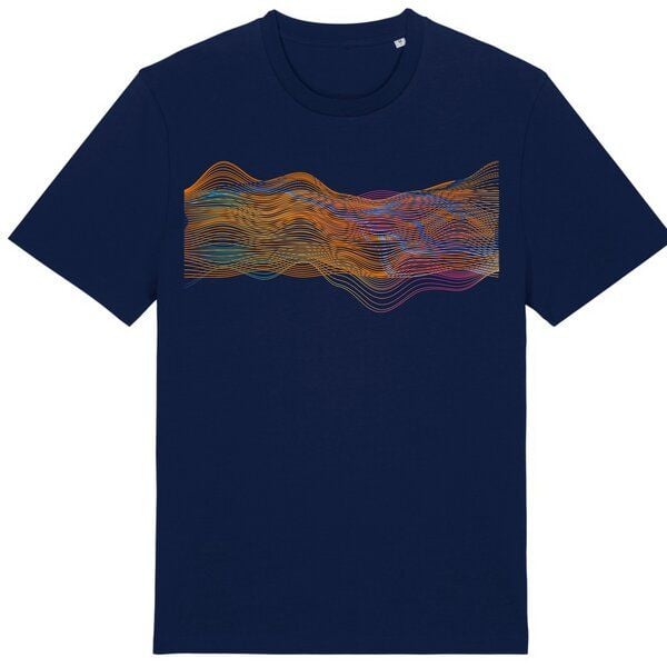 Kultgut Artdesign - Biofair - Klassik-Shirt / Colorful Vibes von Kultgut
