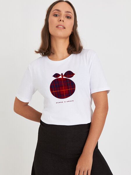 Kultgut Artdesign - Biofair - Klassik Unisex-Shirt / Pomme d'amour von Kultgut