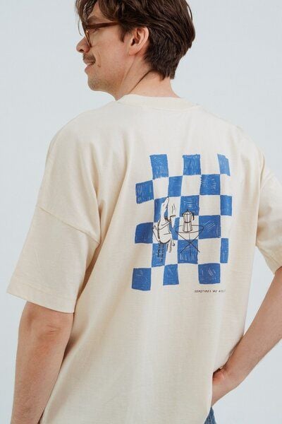 Kultgut Artdesign - Biofair- Oversize Shirt / Take a break von Kultgut