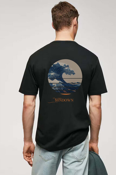 Kultgut Artdesign- Biofair Shirt 100% Biobaumwolle / Sundown von Kultgut