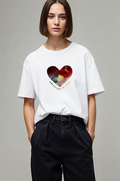 Kultgut Artdesign Unisex-Shirt - Biofair/ Revolution Of Good von Kultgut