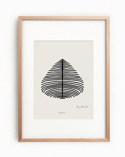 Kultgut Artprint - Growth III - Rahmen ist aus FSC®-zertifiziertem Lindenholz von Kultgut