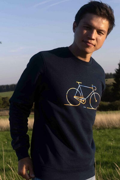 Kultgut Biofair - Supersoft Sweatshirt - Pullover / Bicycle von Kultgut