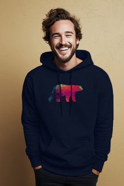 Kultgut Premium- Biofair - Weicher, flauschiger, hochwertiger Hoodie / Polarbär Kultgut Premium- Biofair - Weicher, flauschiger, hochwertiger Hoodie / Polarbär von Kultgut