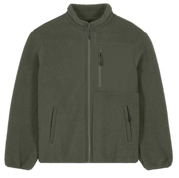 Kultgut ProEarth- New Recycling Generation - Kuschelige Sherpa Fleecejacke / With Love von Kultgut