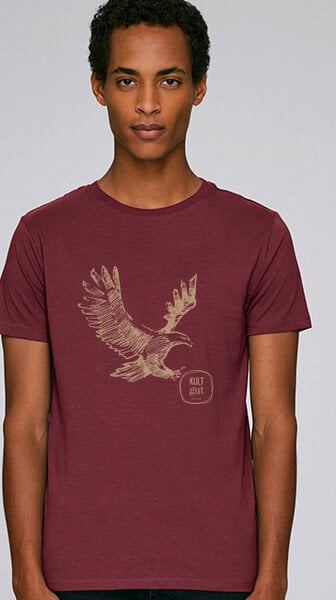 Kultgut T-Shirt mit Motiv / Eagle von Kultgut