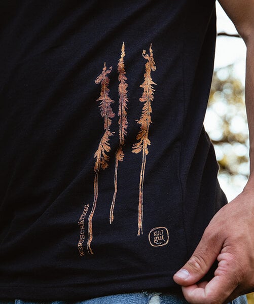 Kultgut T-Shirt mit Motiv / Woodoptik -Trees Kultgut T-Shirt mit Motiv / Woodoptik -Trees von Kultgut