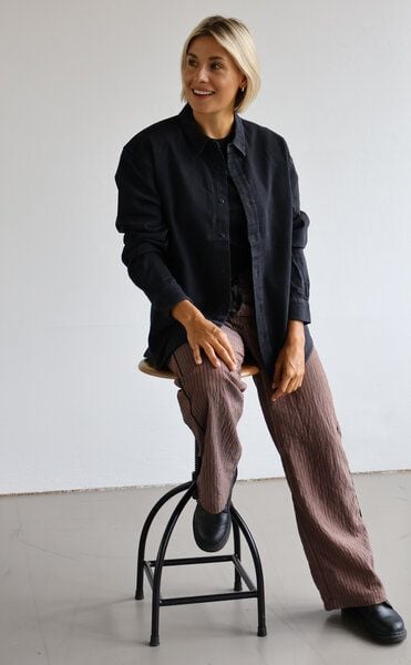 Kultgut Unisex Oversize Jeanshemd - 100% Biobaumwolle & Fair hergestellt von Kultgut