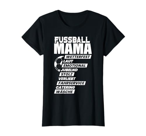 Fussball Mama T-Shirt Fussball Mama T-Shirt von Kultshirts