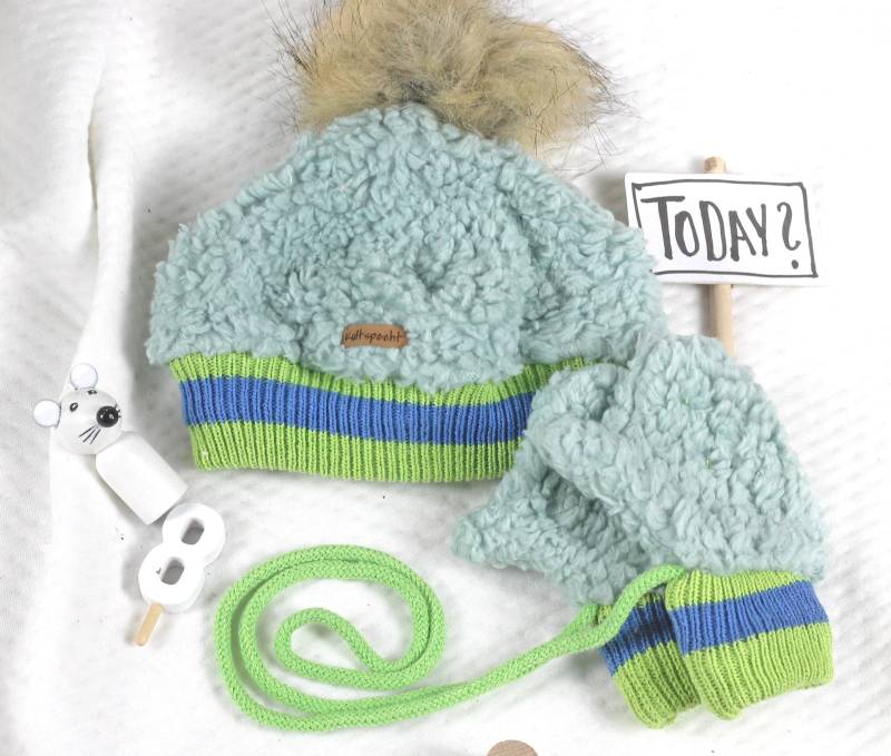 Set Mütze Und Fäustlinge, Verschiedene Größen von KultspechtGermany