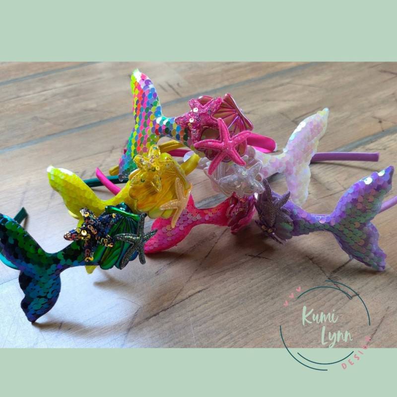 Haarreif Meerjungfrau | Flosse Hr009 von KumiLynnDesign