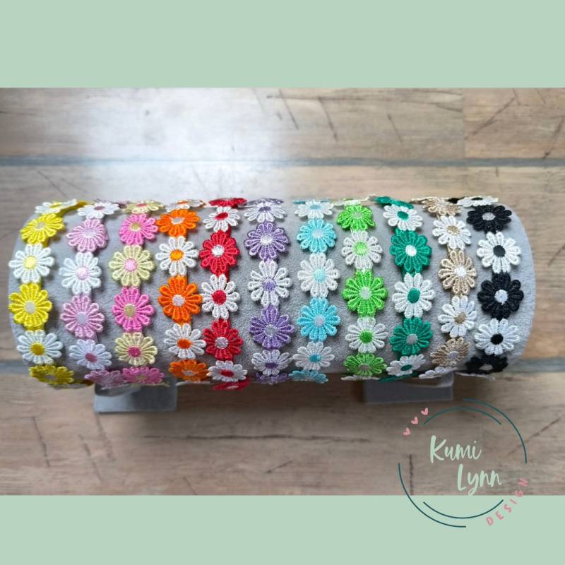 Haarreif Blumenkranz | Gestickt Hr021 von KumiLynnDesign