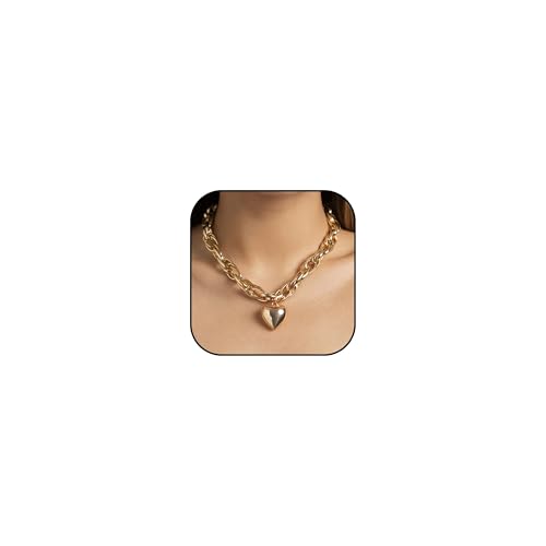 KummerSaprk Klobige Goldhalskette – Schlangen-Choker & Statement-Halskette für Frauen – trendiger Goldschmuck Geschenke, Adjustable, Metall, Kein Edelstein KummerSaprk Klobige Goldhalskette – Schlangen-Choker & Statement-Halskette für Frauen – trendiger Goldschmuck Geschenke, Adjustable, Metall, Kein Edelstein von KummerSaprk