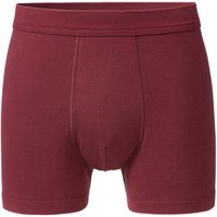 Doppelpack Boxershorts aus reiner Bio-Baumwolle, granat von Kumpf