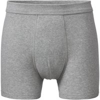 Doppelpack Boxershorts aus reiner Bio-Baumwolle, grau-meliert von Kumpf