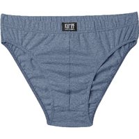 Herrenslip aus Bio-Baumwolle, jeans-melange von Kumpf