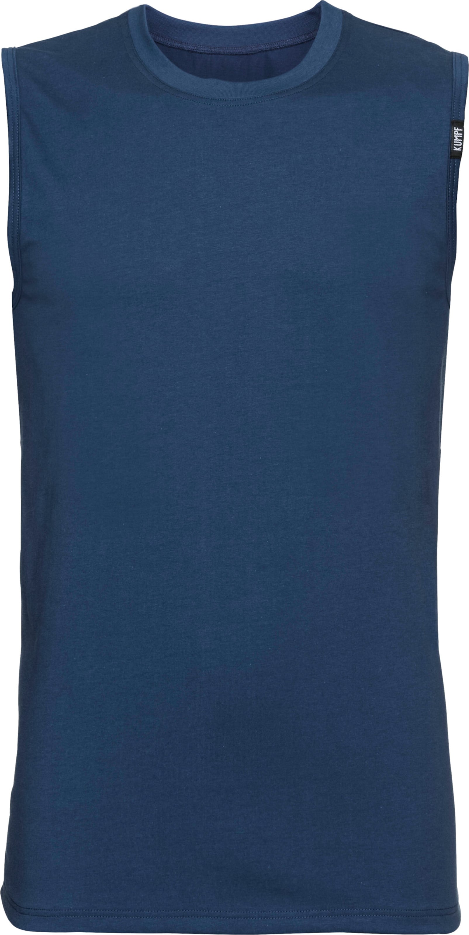 Sieh an! Herren Shirt marine + stahlblau von Kumpf