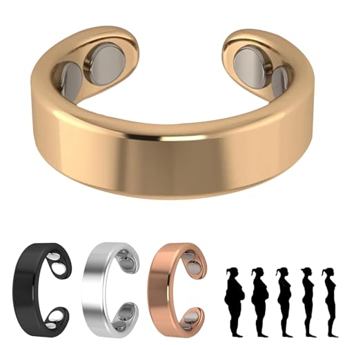 Kunaxku Sömni Ring Damen Wechseljahre, sömni ring für Männer und Frauen Entspannung, Schlafhilfe Müdigkeitsreduktion, Sömni Ring Damen Wechseljahre Original (Gold) von Kunaxku