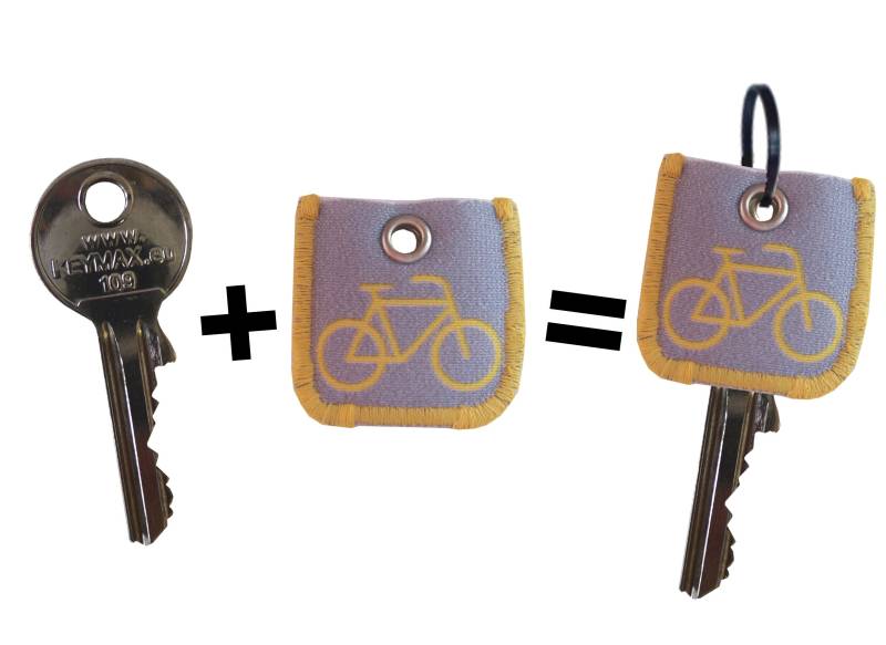 Schlüsselmarkierer Schlüzi Fahrrad von KunisWelt