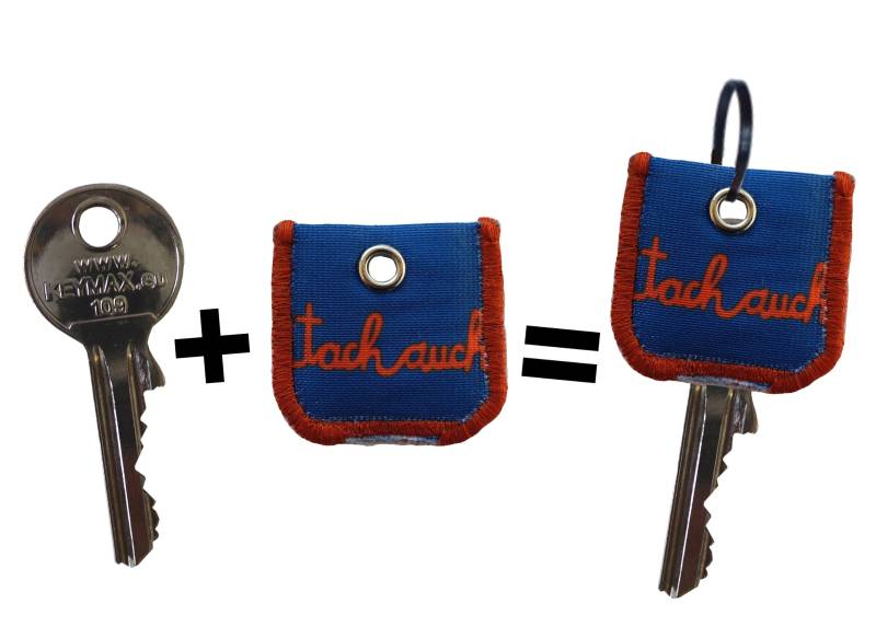 Schlüsselmarkierer Schlüzi Tach Auch von KunisWelt