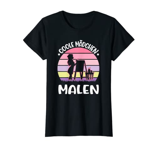 Frauen Malen Damen Kunst, Coole Mädchen Malen T-Shirt Frauen Malen Damen Kunst, Coole Mädchen Malen T-Shirt von Kunst Malen Leinwand Geschenke Und Zubehör