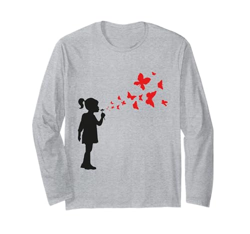 Girl Sprüher Fine-Art Graffiti-Stencil Street-Art Style Love Langarmshirt Girl Sprüher Fine-Art Graffiti-Stencil Street-Art Style Love Langarmshirt von Kunst Pop London Art Graffiti Street Art Fine Art