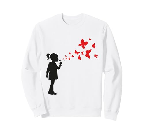 Girl Sprüher Fine-Art Graffiti-Stencil Street-Art Style Love Sweatshirt Girl Sprüher Fine-Art Graffiti-Stencil Street-Art Style Love Sweatshirt von Kunst Pop London Art Graffiti Street Art Fine Art