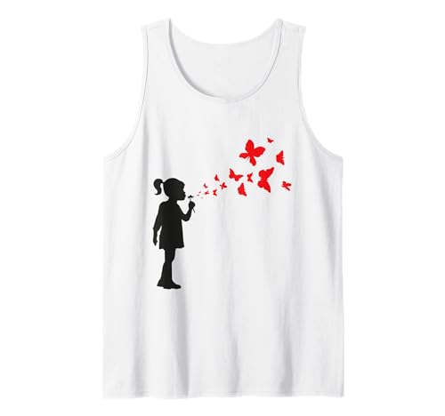 Girl Sprüher Fine-Art Graffiti-Stencil Street-Art Style Love Tank Top Girl Sprüher Fine-Art Graffiti-Stencil Street-Art Style Love Tank Top von Kunst Pop London Art Graffiti Street Art Fine Art