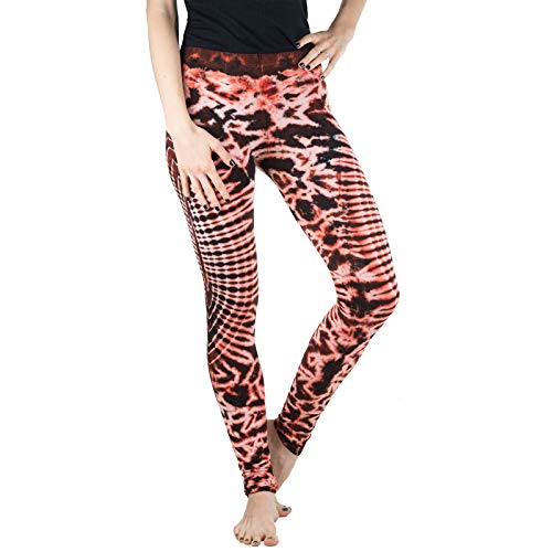 Kunst und Magie Damen Yoga Leggings Atmungsaktive Tie Dye Batik Yogahose, Größe:M, Farbe:orangetöne Kunst und Magie Damen Yoga Leggings Atmungsaktive Tie Dye Batik Yogahose, Größe:M, Farbe:orangetöne von Kunst und Magie