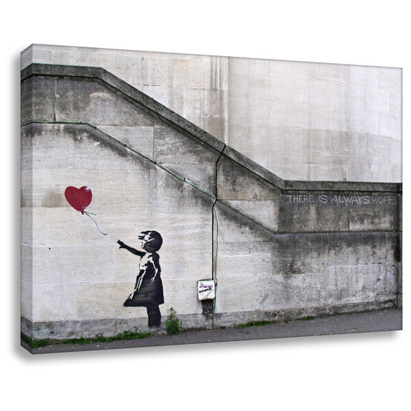 Kunstbruder Banksy Leinwandbild kunstdruck always hope von Kunstbruder