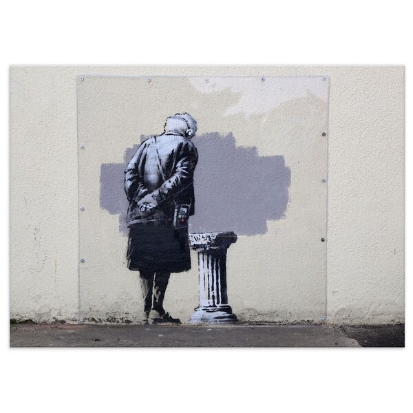 Kunstbruder Wandbild Banksy Before Bilder Wohnzimmer von Kunstbruder