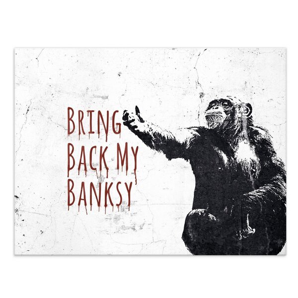 Kunstbruder Wandbild Banksy Bring Back My Banksy Bilder Wohnzimmer von Kunstbruder