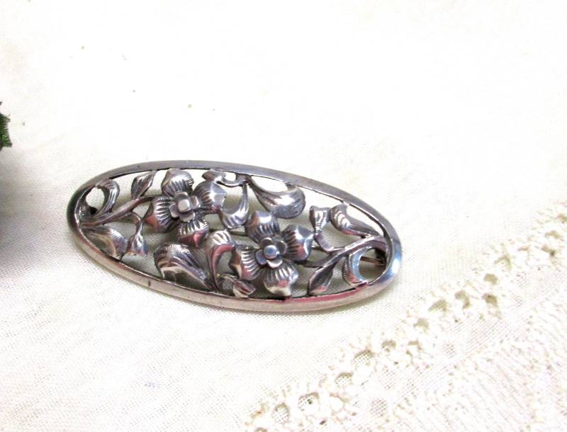 Zauberhafte Art Déco Brosche Blumen Floral Anstecknadel Silber 900 Silberschmiedekunst Handarbeit Vintage Geschenk 5 X 2, 2 cm Zauberhafte Art Déco Brosche Blumen Floral Anstecknadel Silber 900 Silberschmiedekunst Handarbeit Vintage Geschenk 5 X 2, 2 cm von KunsthaeuschenDeling
