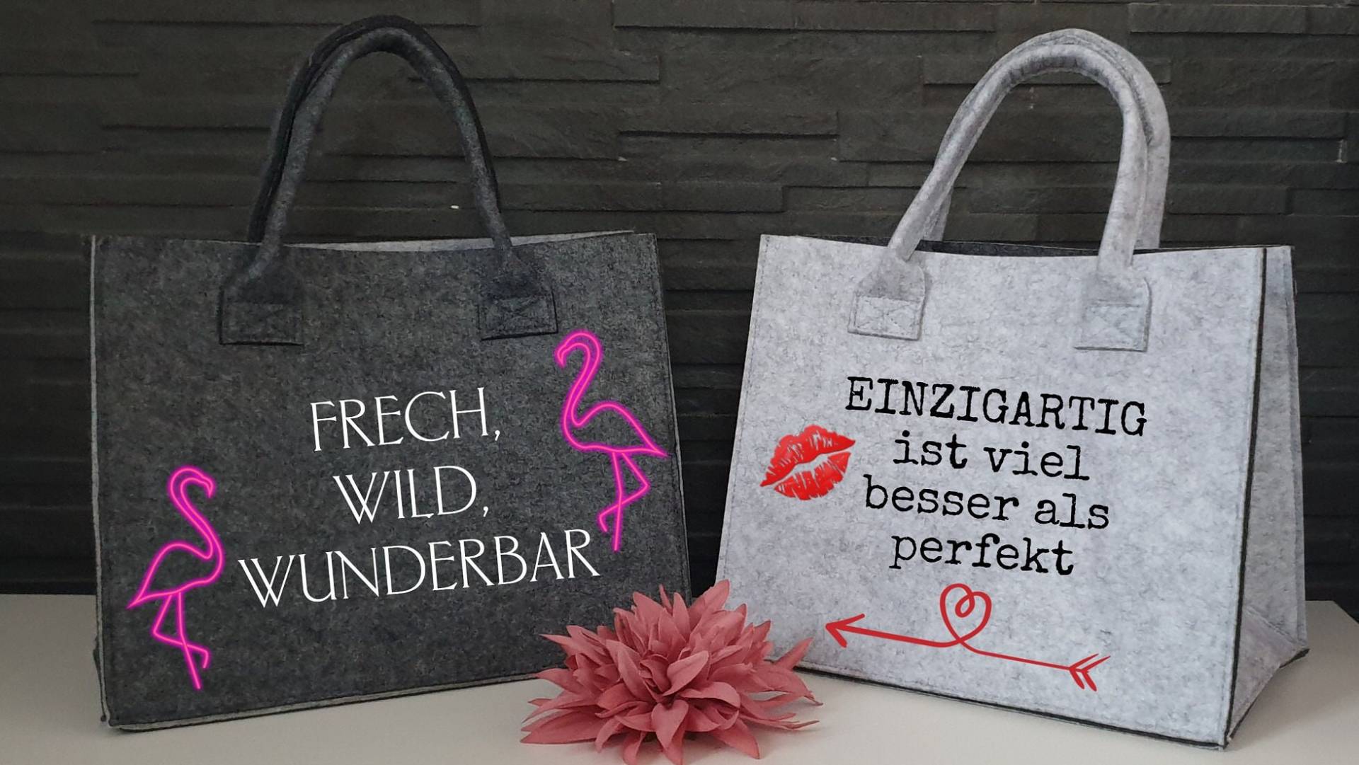 Handtasche, Filz, Peronalisiert Handtasche, Filz, Peronalisiert von KunsthandwerkFaerber