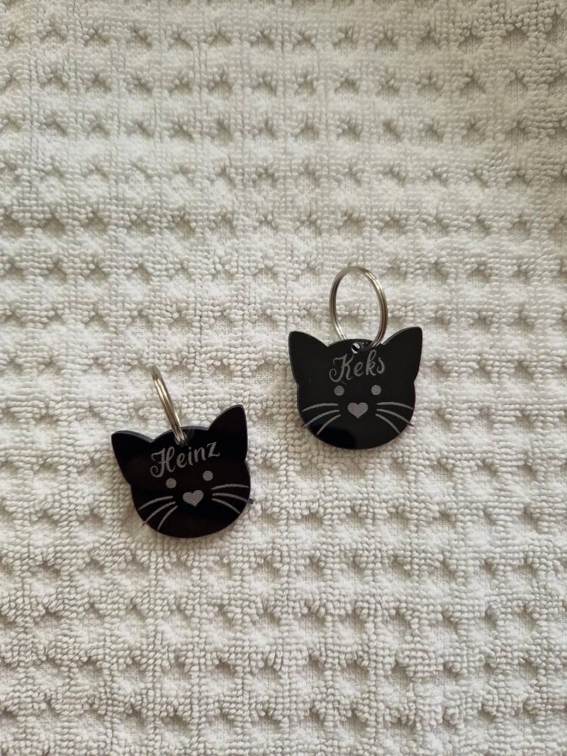 Schlüsselanhänger Personalisierbar, Katzenkopf Keychain, Katze, Cat, Geschenk, Personalisiert Mit Wunschgravur Wunschname Für Tierfreunde Schlüsselanhänger Personalisierbar, Katzenkopf Keychain, Katze, Cat, Geschenk, Personalisiert Mit Wunschgravur Wunschname Für Tierfreunde von KunsthandwerkbyAnja