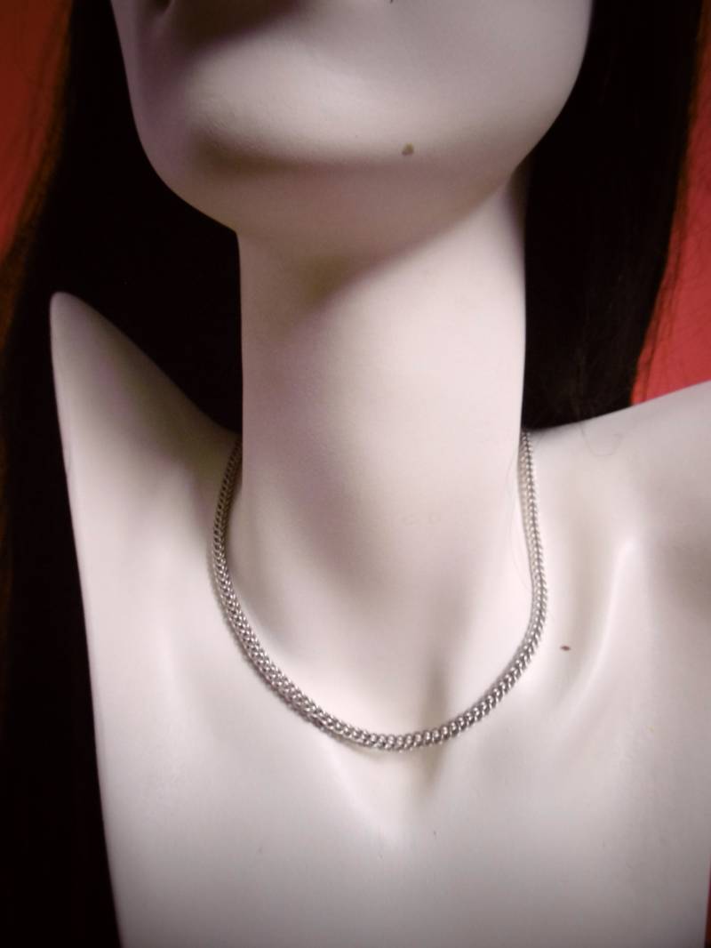 Schöne Kette 925Er Silber Mit Zarten, Verschlungenen Gliedern, Ca. 45 cm von KunstundSchund