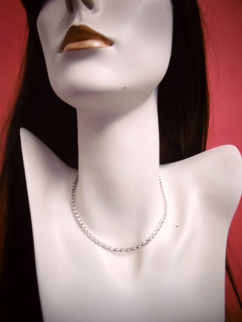 Wunderschöne Silber-Kette /Gliederkette, Blickfang von KunstundSchund